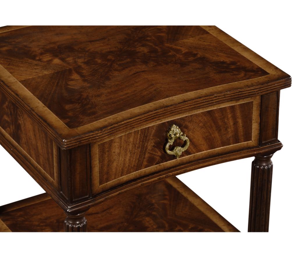 Regency Mahogany Bedside Table