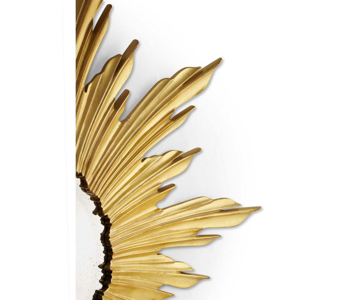 Small Wall Mirror Sunburst - Gold – Gilded