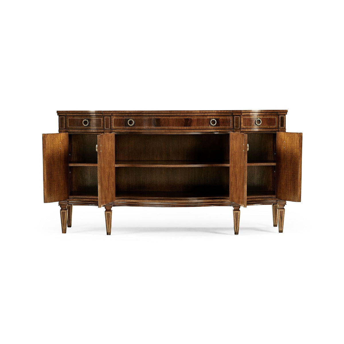 Buckingham Serpentine Mahogany Sideboard