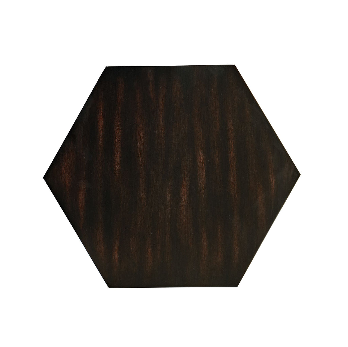 Hexagon Lampentisch – Ebonised
