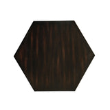 Hexagon Lampentisch – Ebonised