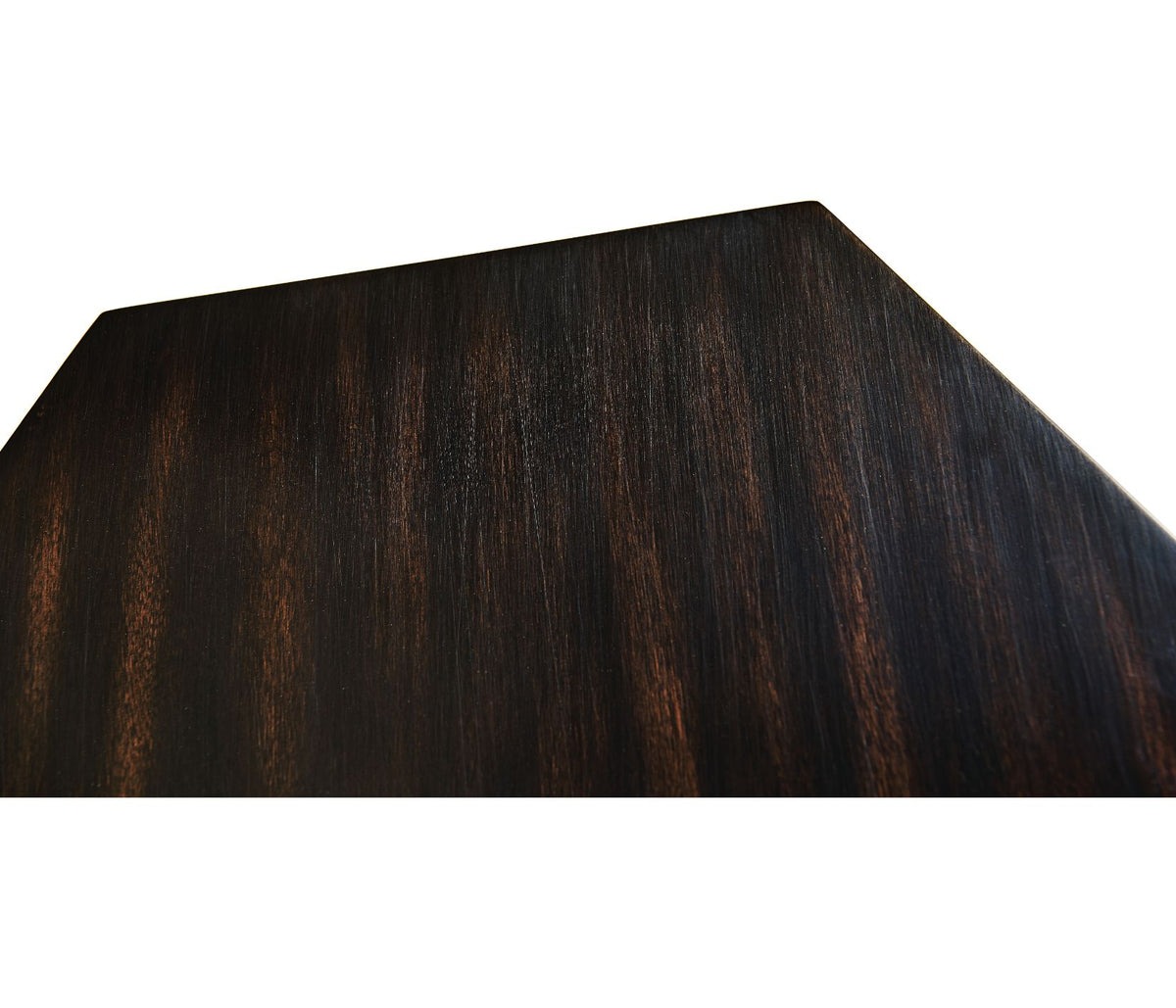 Hexagon Lampentisch – Ebonised