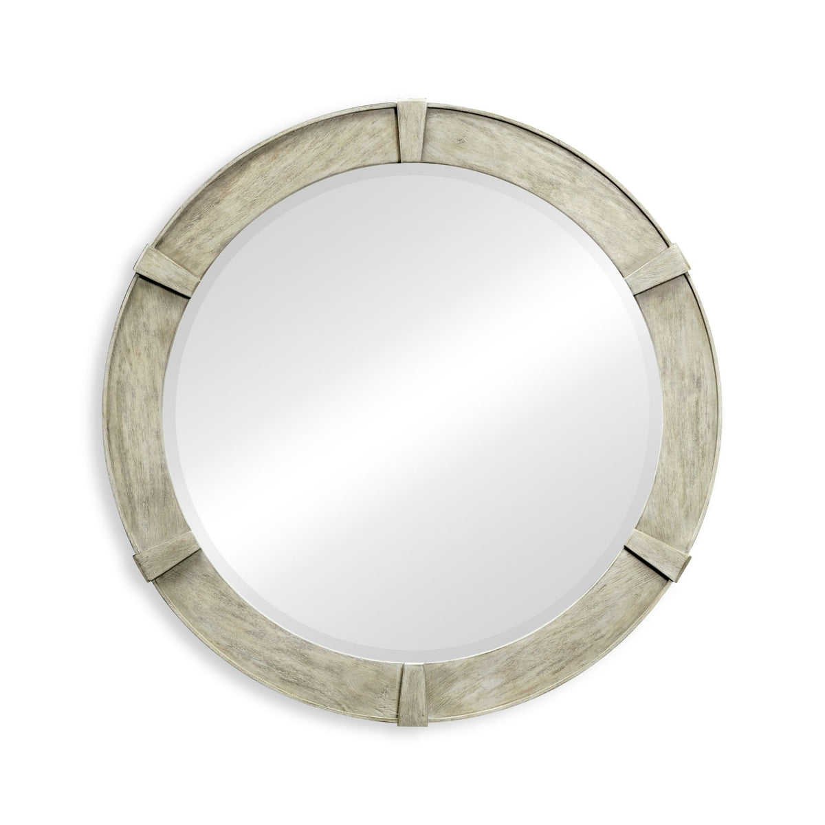 Round Mirror Rustic in Rustic Grey