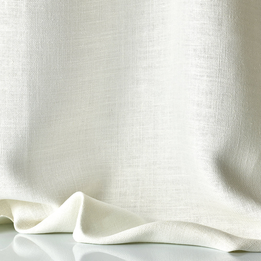 Wide Linen Amalfi Tygprov — Dedar Bianco (1)