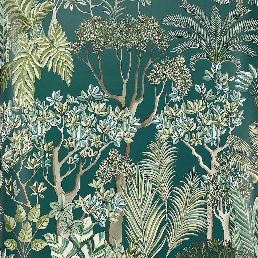 Manuel Canovas Tapete Morny Bleu Canard