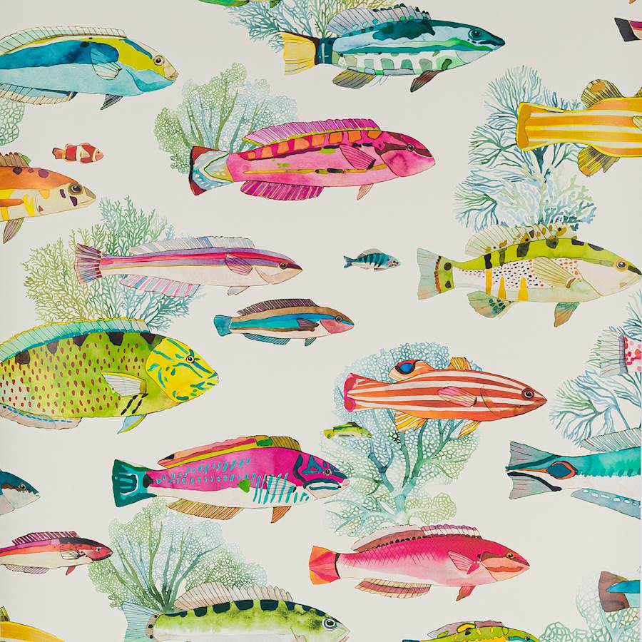 Manuel Canovas Wallpaper Fidji Corail