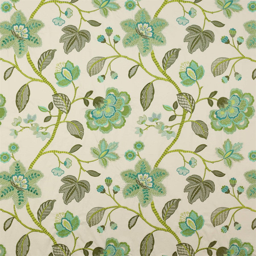 Manuel Canovas Stof Mina Turquoise