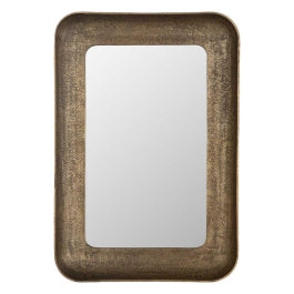 Alvaro Antique Brass Mirror