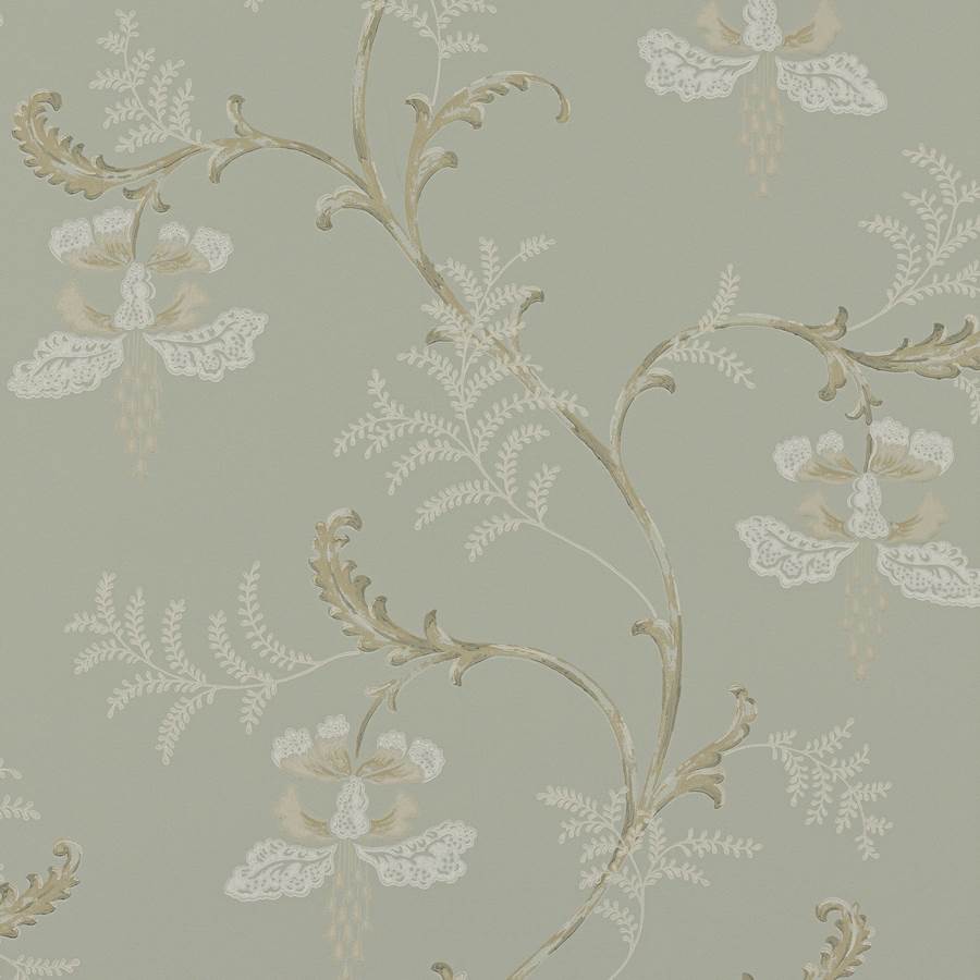 Colefax and Fowler Tapete Bellflower Old Blue