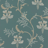 Colefax and Fowler Tapete Bellflower Navy