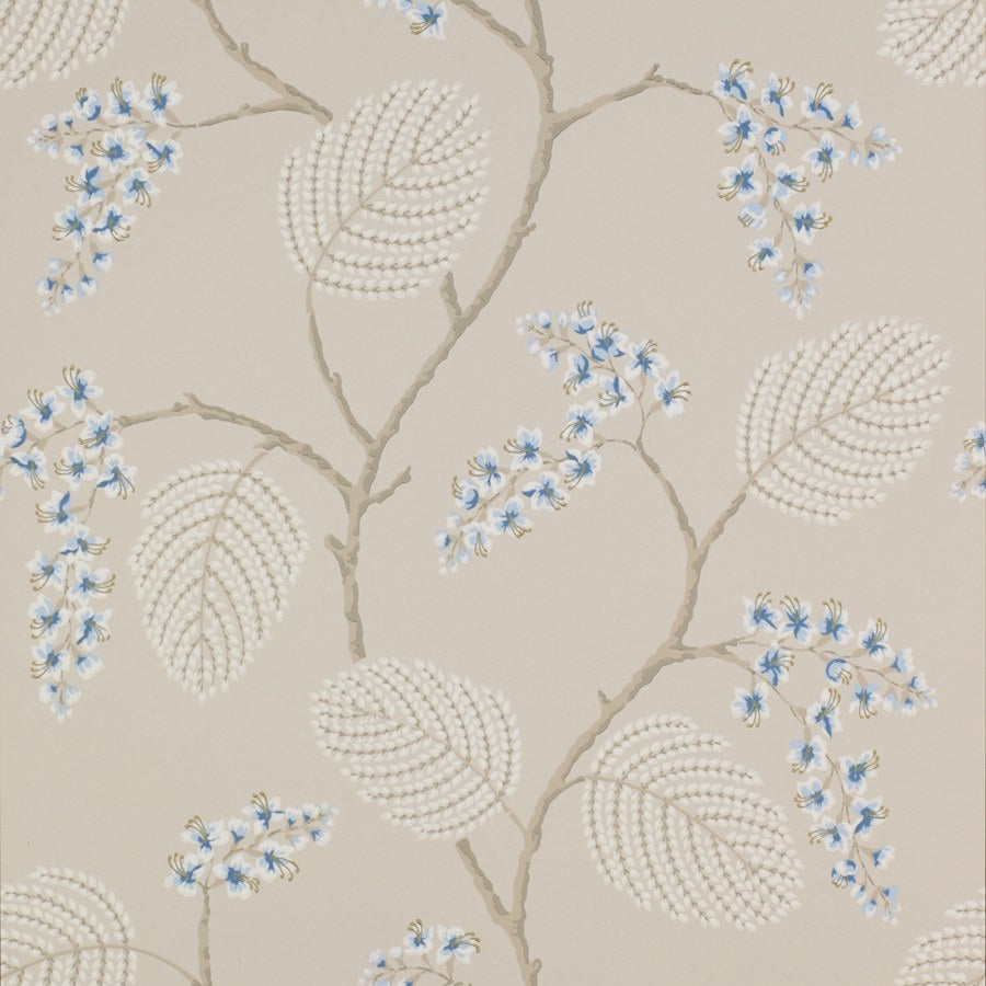 Colefax and Fowler Atwood Blue Beige -tapetti