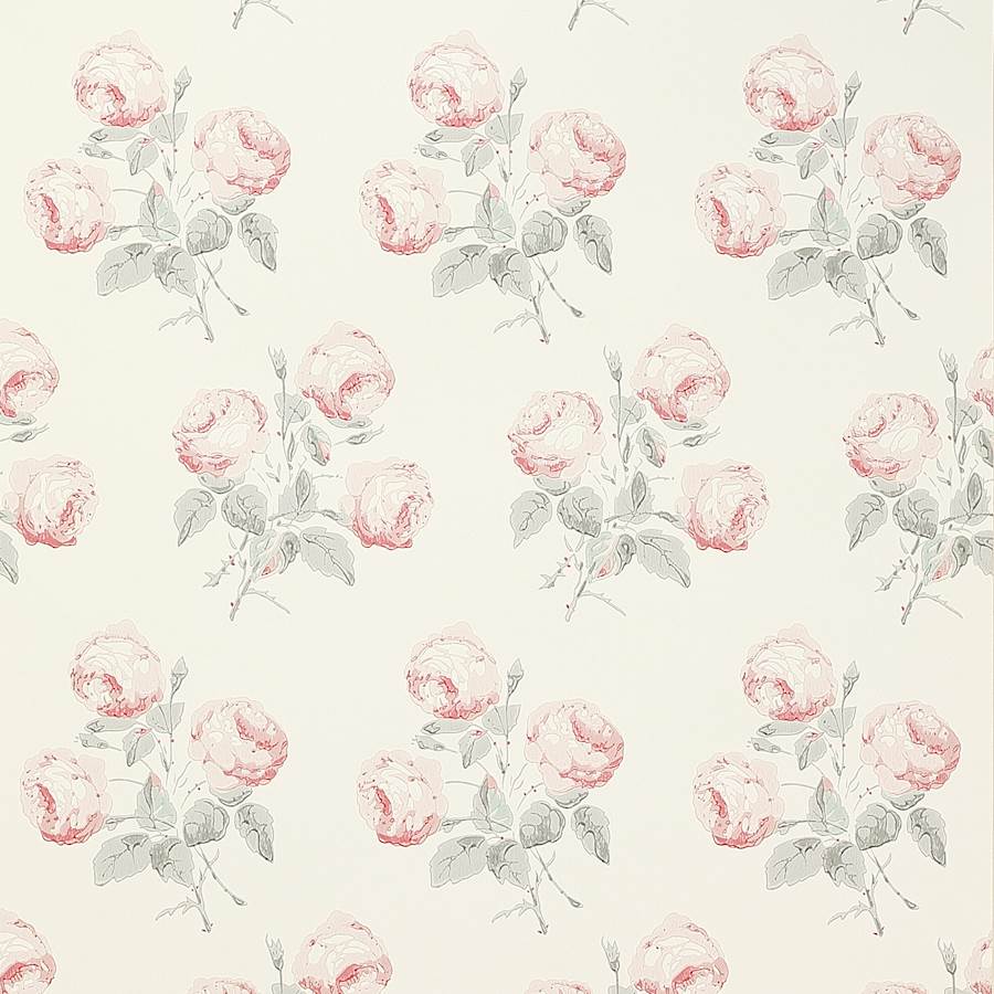Colefax and Fowler Behang Bowood Pink Grey