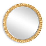 Haya Round Gold Mirror