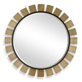 Toluca Round Brass Mirror – Uttermost