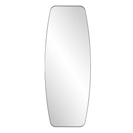 Caspian Curved Black Dressing Mirror — Uttermost