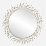Aga Round Gold Mirror