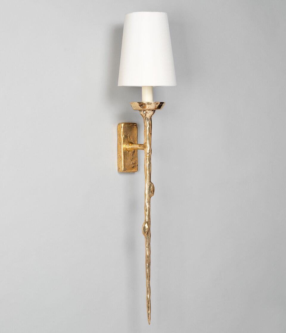 Brantome Vägglampa – Brass