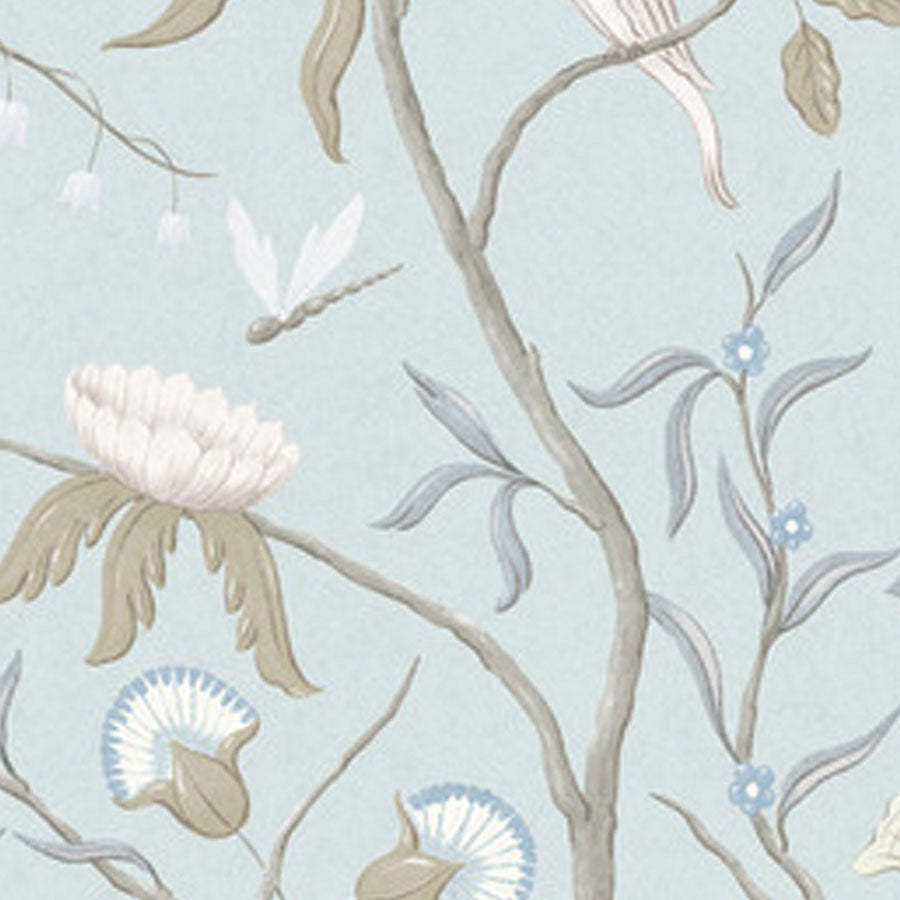 Adam's Eden Snowbird — Lewis & Wood wallpaper sample