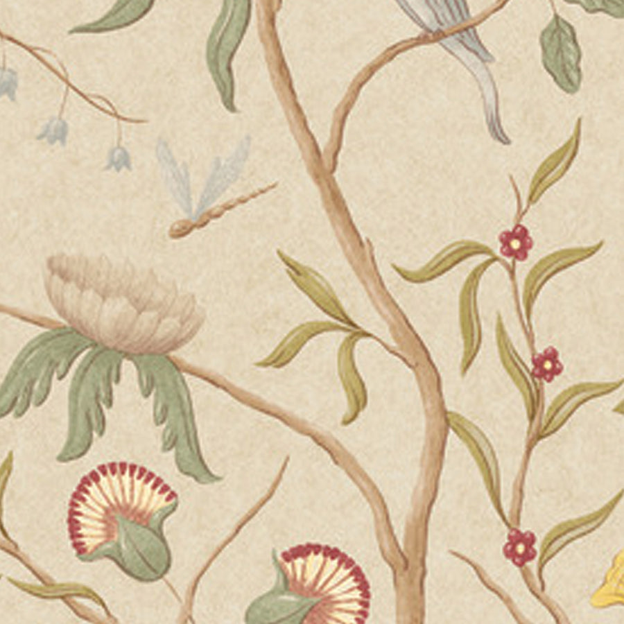 Adam's Eden Taupe — Lewis & Wood wallpaper sample