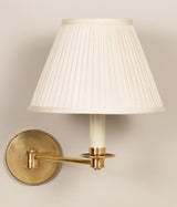 Cromer Swing Arm Wall Light Single – Brass