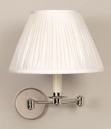 Cromer Swing Arm Wall Light Double – Nickel