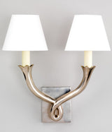 Holt Knot Wandlamp – Brushed Nickel