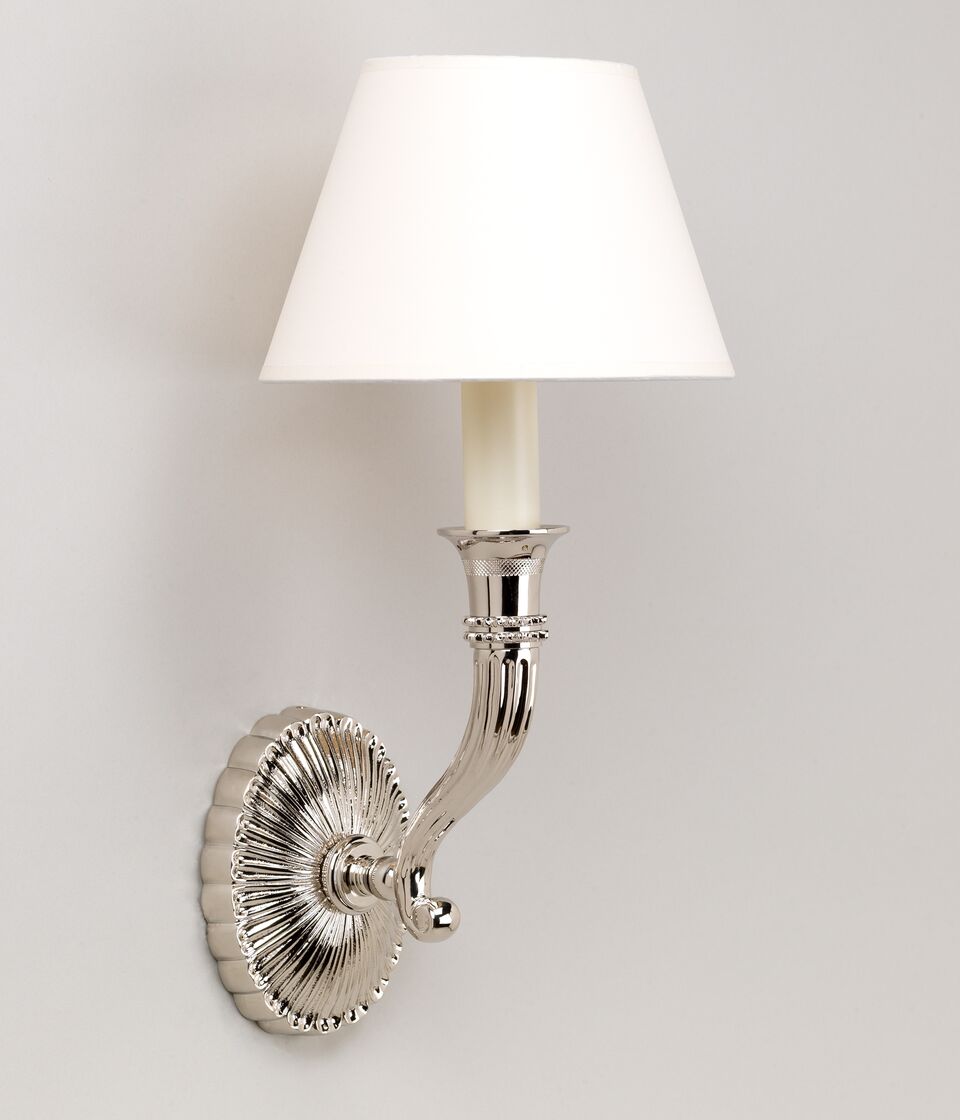 Sudbury Bathroom Wandlamp Enkel – Nickel