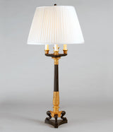 Tripod Candelabrum Tafellamp – Gilt & Bronze