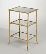 Belgrave Beistelltisch Rechteckig – Glass & Brass