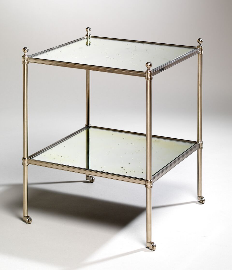 Fitzroy quadratische Etagere – Nickel