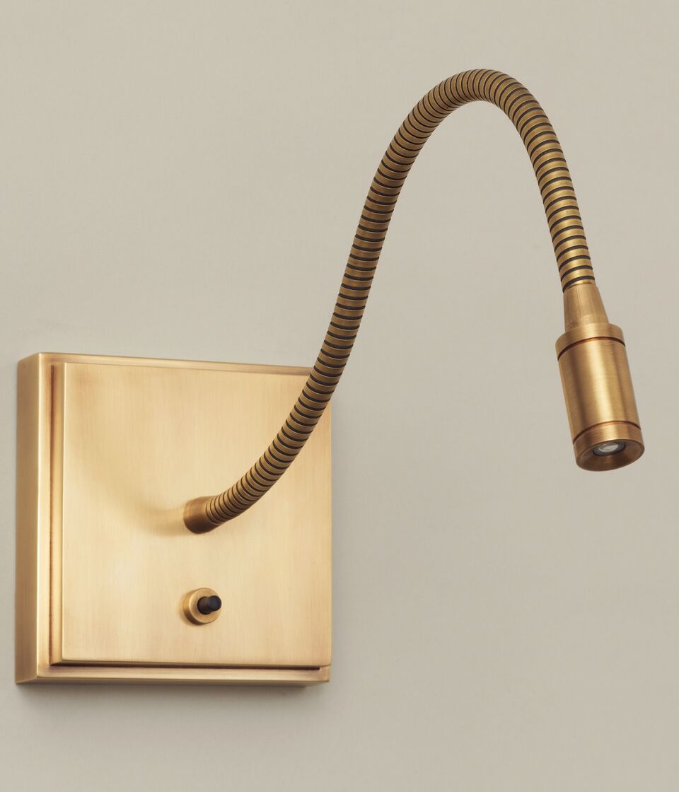 Malden Läslampa – Brass