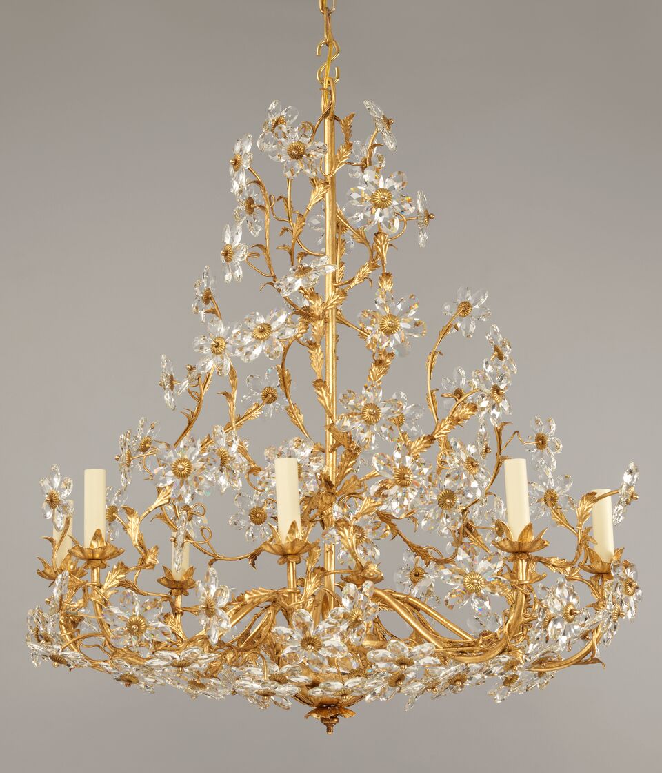 Fleville Kronleuchter – Gilt