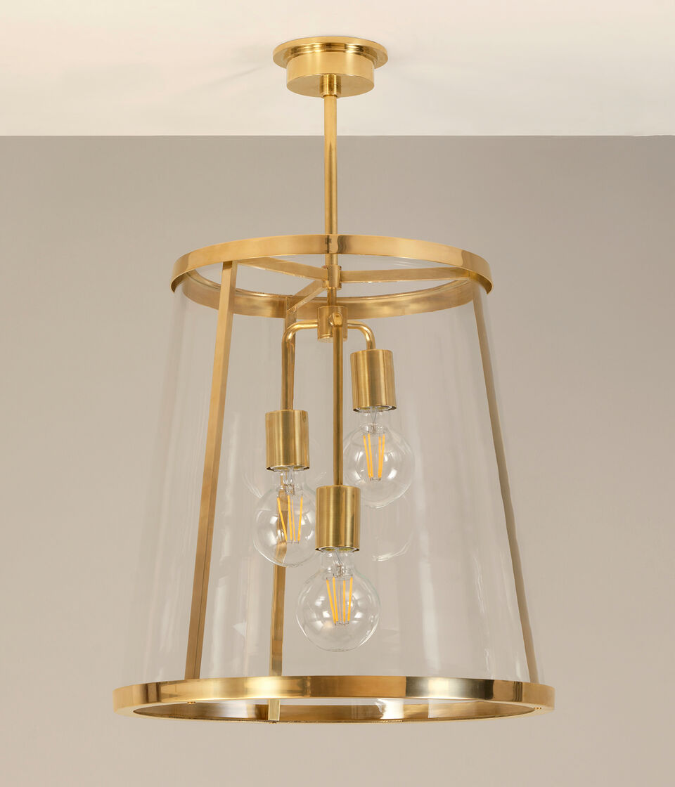 Petworth Lantaarn Groot – Brass