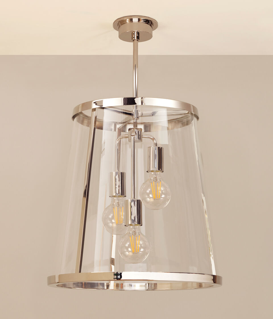 Petworth Lantaarn Groot – Nickel