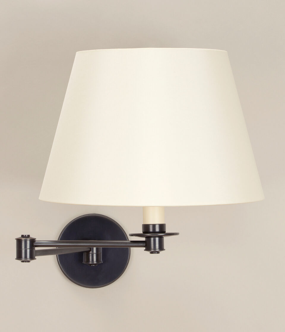 Cromer Swing Arm Wall Light Double – Bronze