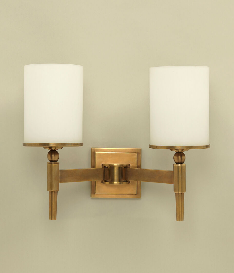 Candover-seinävalaisin, kaksoismalli – Brass