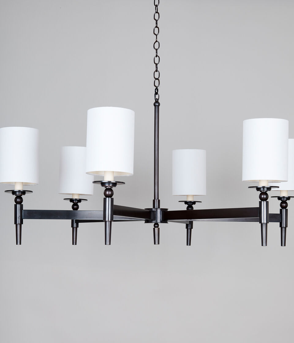 Stratton Kronleuchter 1-Tier – Bronze