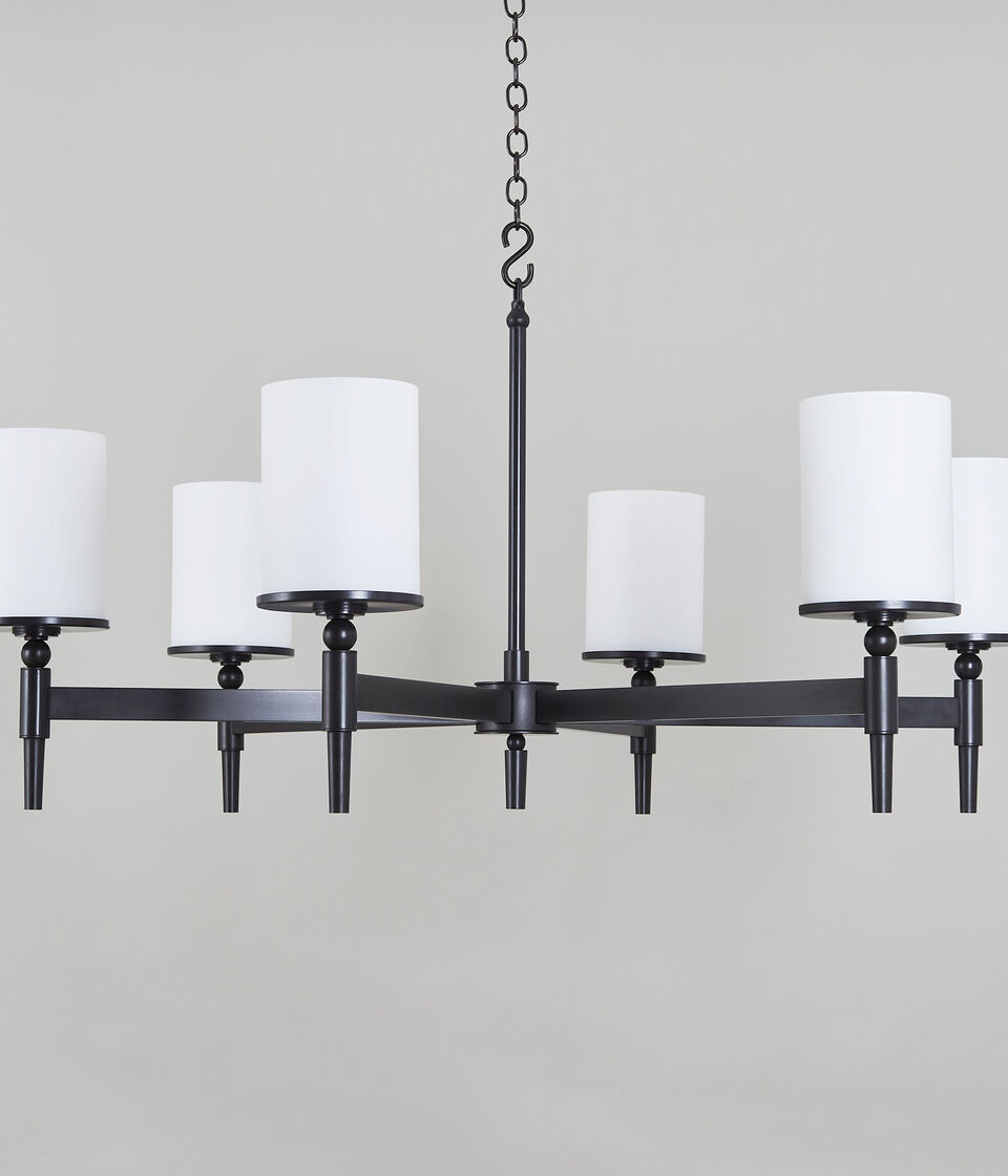 Stratton Kronleuchter 1-Tier – Bronze