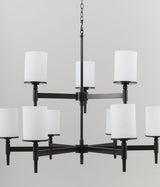 Stratton Chandelier 2-Tier – Bronze