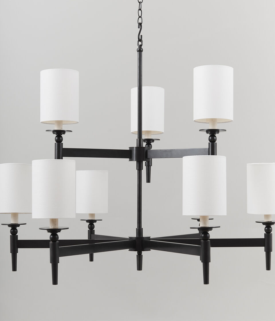 Stratton Chandelier 2-Tier – Bronze
