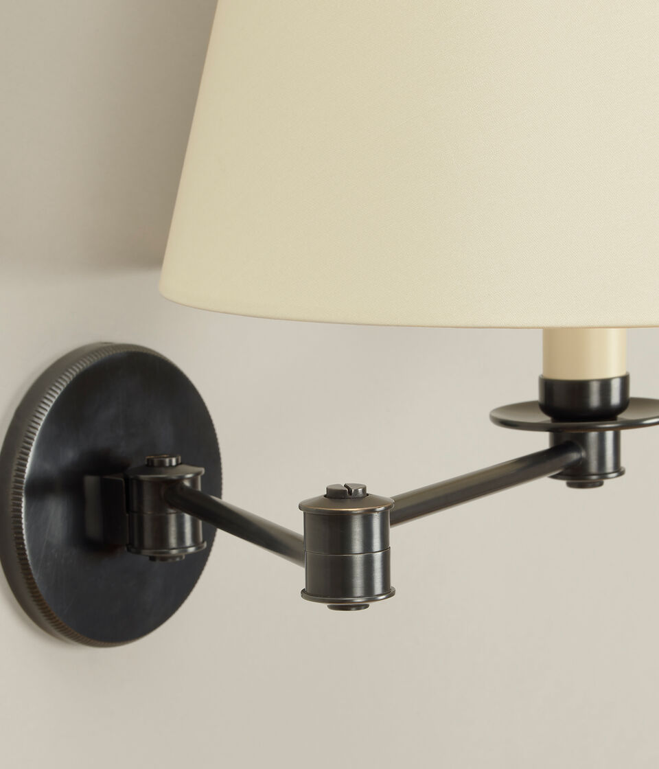 Cromer Swing Arm Wall Light Double