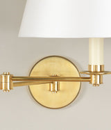 Cromer Swing Arm Wall Light Double