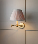 Cromer Swing Arm Wall Light Double – Brass