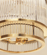 Ripon Glass Rod Ceiling Light