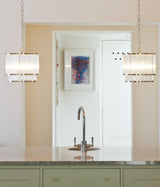 Ripon Glass Rod Ceiling Light – Nickel