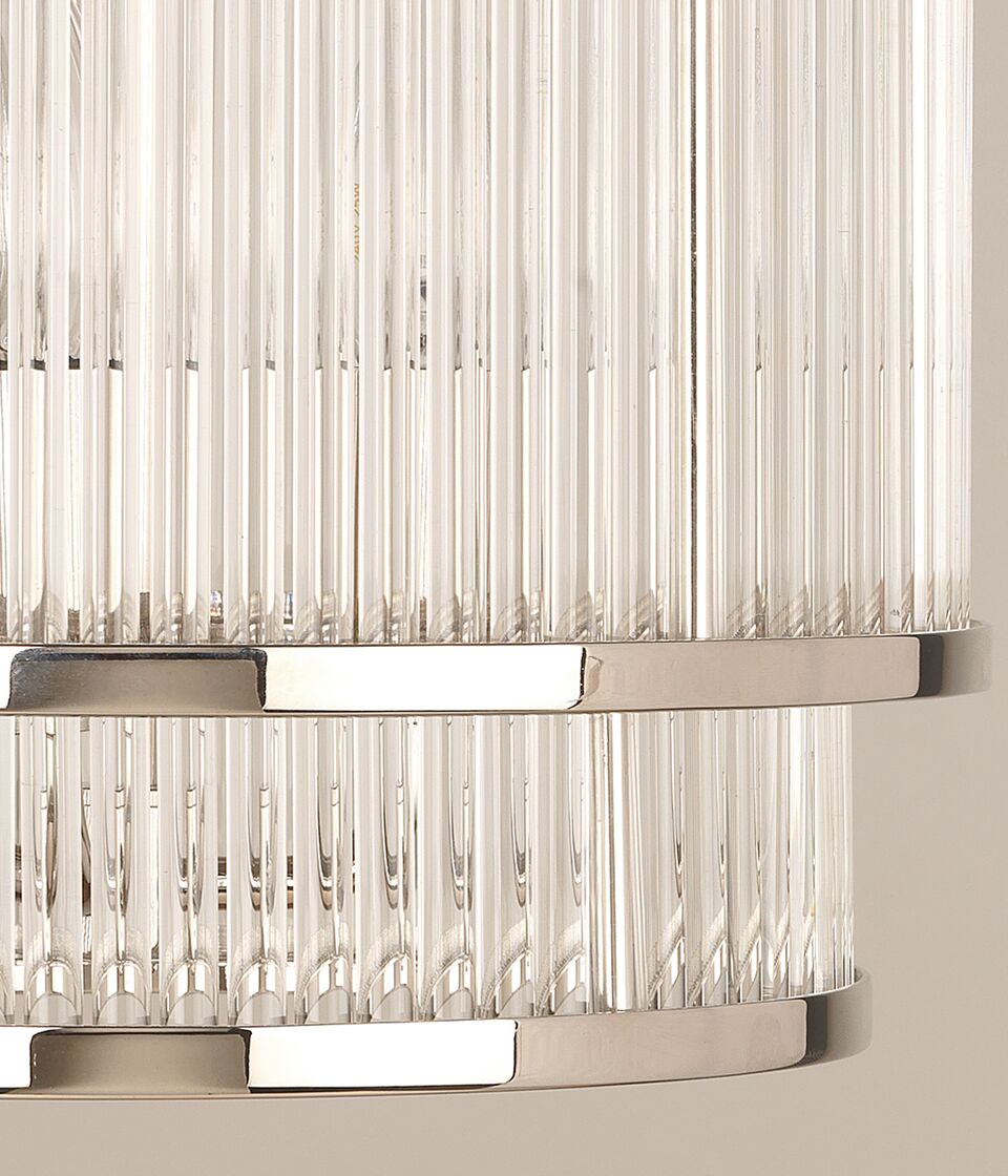 Ripon Glass Rod Ceiling Light