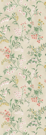 Osborne and Little Tapet Almora Coral yellow green