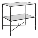 Henzler Mirrored Steel Lamp Table