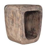 Loophole Side Table in Bleached Wash