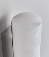 Lulworth Alabaster Vägglampa – Nickel, Liten (H 30 cm), detalj